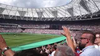 54,000 fans singing Bubbles at the London Stadium, West Ham v Juventus