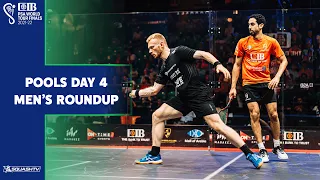 Squash: CIB PSA World Tour Finals 21-22 - Men's Pools Day 4 Roundup