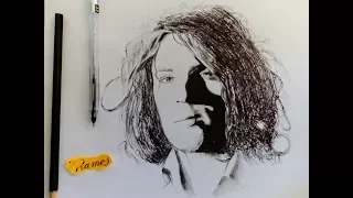 Syd Barrett drawing|Pink Floyd