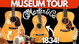 Martin Guitar MUSEUM TOUR (Playing the RAREST)