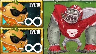 Every Plants POWER UP Infinite ! Vs 50 All Star Zombies - Who will win ? - PvZ 2