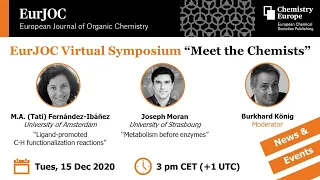 EurJOC Virtual Symposium "Meet the Chemists"