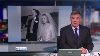 RTÉ News reports on the death of Veronica Mary Duncan, Countess of Lucan (27th September 2017)