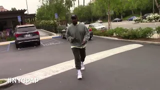 Kanye West in a good mood as he leaves  lunch in Calabasas
