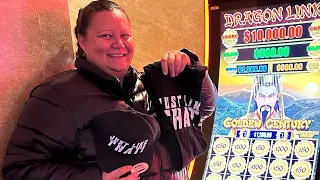 $50/Spin Dragon Link Grand Jackpot #casinos #jackpots #lasvegas #vegas #hawaii #slotmachines #slots