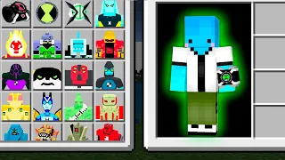 Conseguí TODOS los Alienígenas de BEN10 en Minecraft!