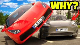I Broke Every Traffic Law with My NEW Ferrari in City Driver Gameplay!