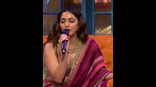 🤗🤗Kiara Advani singing live on The Kapil Sharma show  #shorts