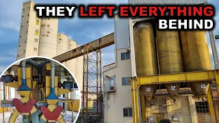 Climbing On Top a Huge Abandoned Silo Complex - Everything Left Behind | URBEX