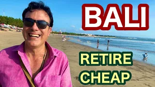 You Can Retire Cheap In Bali!  Bali Indonesia travel cheap retirement, minimalist nomad travel