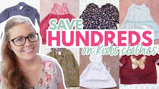 I SPENT $90 ON 26 CLOTHING ITEMS!!! 💵 || How to Save HUNDREDS on Kid Clothes + GIANT THRIFT HAUL