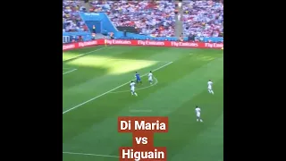 Di Maria vs Higuain #messi #argentina #shortsvideo