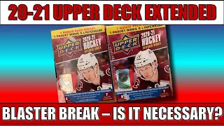 2020-21 UPPER DECK EXTENDED SERIES BLASTER BOX BREAK - IS THIS NECESSARY?