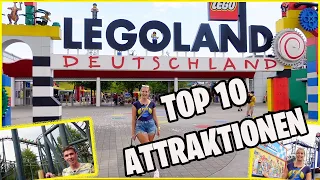 TOP 10 ATTRAKTIONEN im LEGOLAND DEUTSCHLAND🎢 Achterbahnen, Dark Rides & mehr!