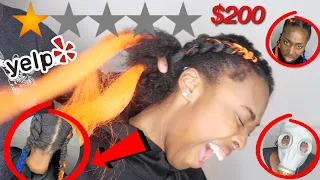 I WENT TO THE WORST REVIEWED BRAIDER IN MY CITY/ ATLANTA