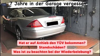 Mein CL500 wurde 7 Jahre lang in einer Garage vergessen.