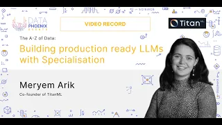 Webinar "Building production ready LLMs with specialisation"