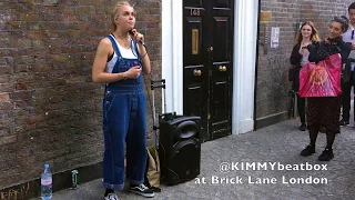 EPIC Beatboxer KIMMYbeatbox at Brick Lane London Shoreditch 2017 - London Lifestyle