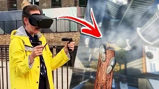 London Tourists Try Richie’s Plank Experience On Oculus Quest