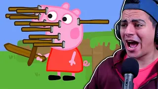 Funniest Peppa Pig vs Minecraft Animation