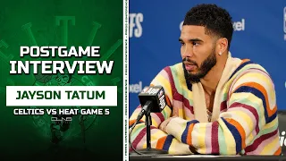 Jayson Tatum on Narrative That Celtics Aren't TOUGH | Game 5 Postgame Interview