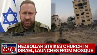 IDF update: Hezbollah strikes Israel church, weapons found in Gaza child's room | LiveNOW from FOX