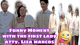 Funny Moment with Atty. Liza Marcos♥️🤞😂😂 Walang Kaarte Arte Ang First Lady Ng Pilipinas ♥️
