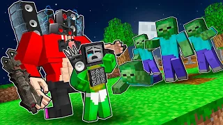 JJ saved BABY MIKEY from his ZOMBIE ARMY! BAD FAMILY SAD STORY in Minecraft - Maizen