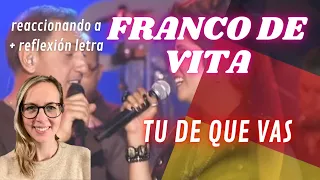 🇩🇪 Alemana reacciona primera vez a Franco de Vita - Tu de que vas 🇻🇪