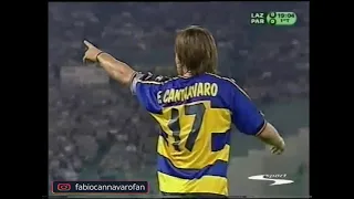 30/9/2001Lazio vs.  Parma, Fabio Cannavaro.
