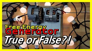 Free Energy is True or False?! 선풍기 모터로 발전기 만들기 Ver. 1