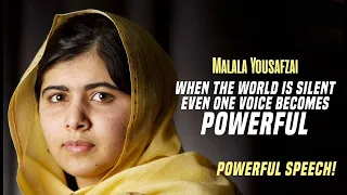 Malala Yousafzai's Powerful Speech about Women's Rights - Motivational Video