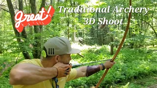 3D Trad Archery action on the second half of the Safari course.