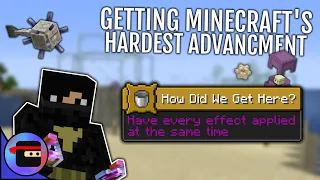 I GOT "How Did We Get Here?" in SURVIVAL - Minecraft's HARDEST Advancement