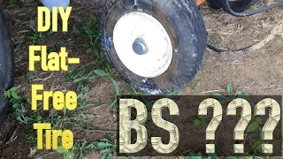 DIY Flat-free tire.  I call BS! FarmCraft101