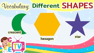 Different Shapes | Math and English Vocabulary for Kids