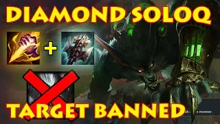 WARWICK JUNGLE - DIAMOND SOLOQ: TRAGEDY STRIKES -  WHEN TRYN GETS BANNED [Patch 7.11]