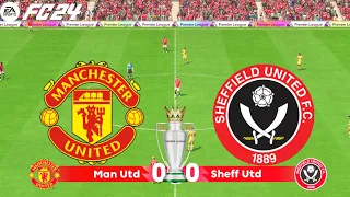 FC 24 | Manchester United vs Sheffield United - 23/24 English Premier League Season - Full Gameplay