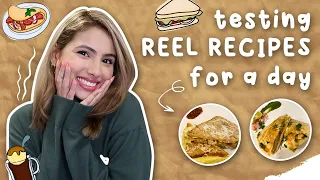 Testing Reel Recipes for a Day! | Aashna Hegde