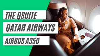 Qatar Airways QSuite Business Class Experience - SFO to DOH  A350 QR738