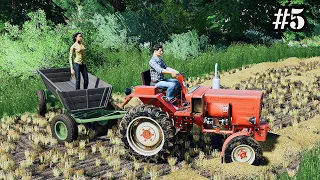 First investment. Straw collection. Small Farm. FS 19. Episode 5