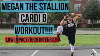 Low Impact Hip Hop Home Home Workout | Megan Thee Stallion vs Cardi B Hot Girl Workout Mix!