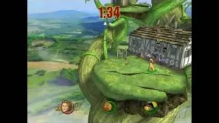 Shrek SuperSlam PlayStation 2 Gameplay - Battle