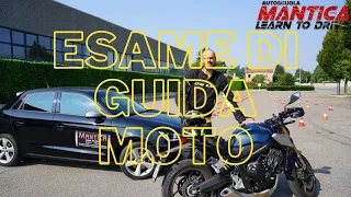 Esame di Guida Moto [Autoscuola Mantica]