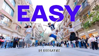 [KPOP IN PUBLIC I ONE TAKE] EASY - Le Sserafim (르세라핌) I Dance Cover by DB Unit | Barcelona