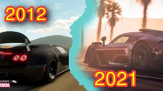 Evolution of Forza Horizon (2012-2021)