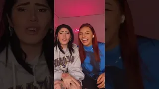 Alix y Cata jugando a adivinar lo que la otra dice✨cata "rosamelano"😂