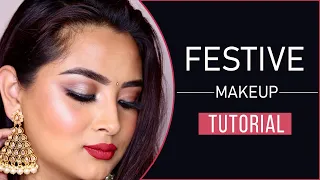 How To Festive Makeup | Simple Indian Makeup Tutorial | SUGAR Cosmetics | Glam Transformation