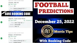 FOOTBALL PREDICTIONS TODAY 25/12/2022|SOCCER PREDICTIONS|BETTING STRATEGY|BETTING TIPS.