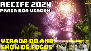 Virada do ano em Recife 2024  - Réveillon - Queima de Fogos